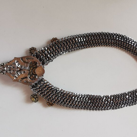 Banana Republic RARE Vintage Large Statement Necklace - Picture 10 of 13